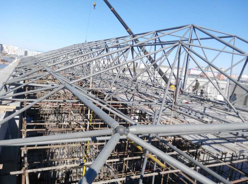 吉安商贸城屋顶网架工程